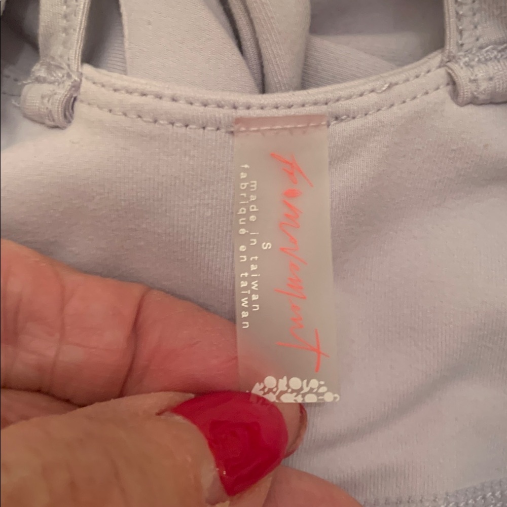 FP Movement by Free People Twist back Onesie size Small 
mauve color - Picture 4 of 8